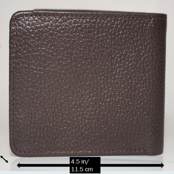 Genuine cow milled leather wallet for men - Picture 11 of 12